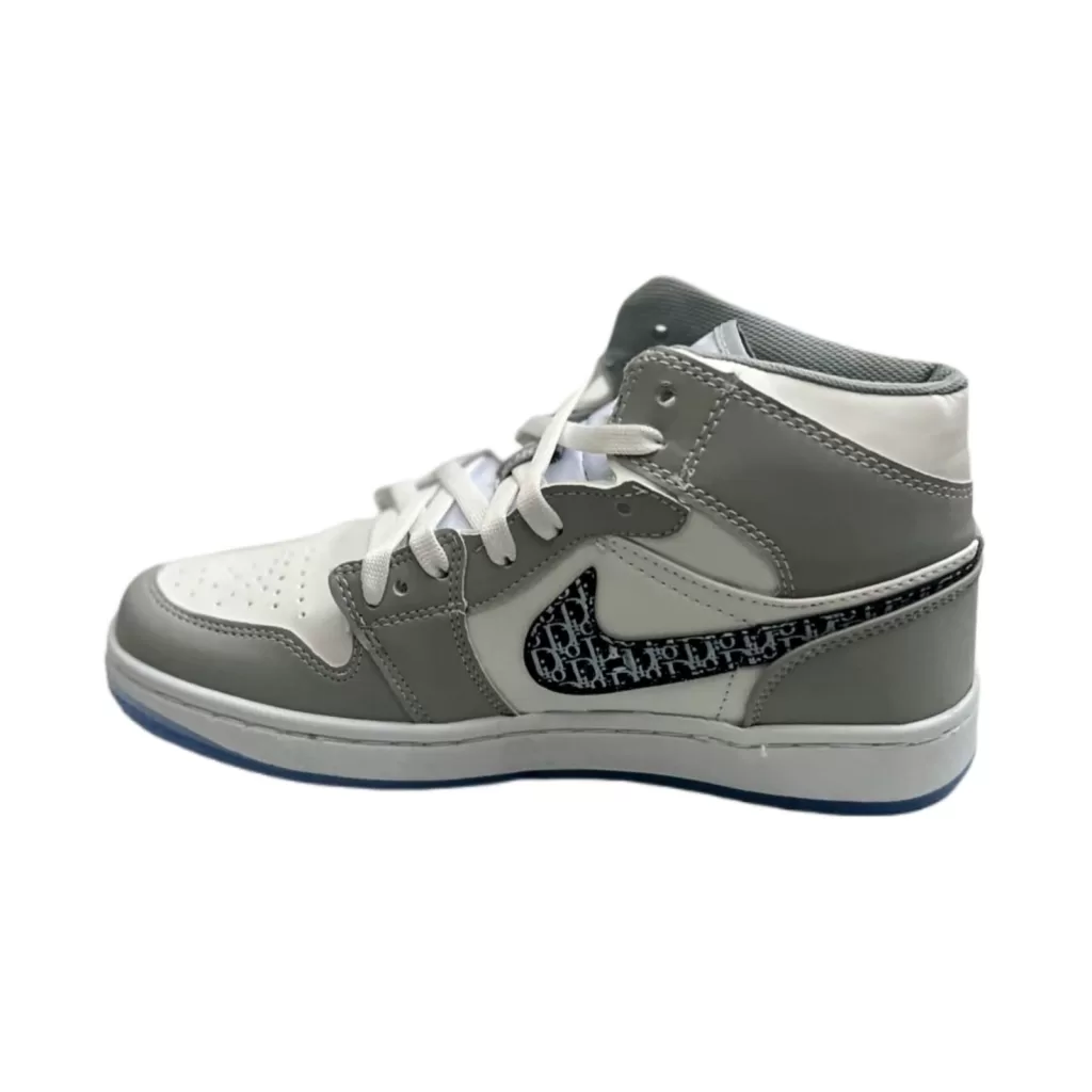Tenis Retro 1 Dior Gris Blanco